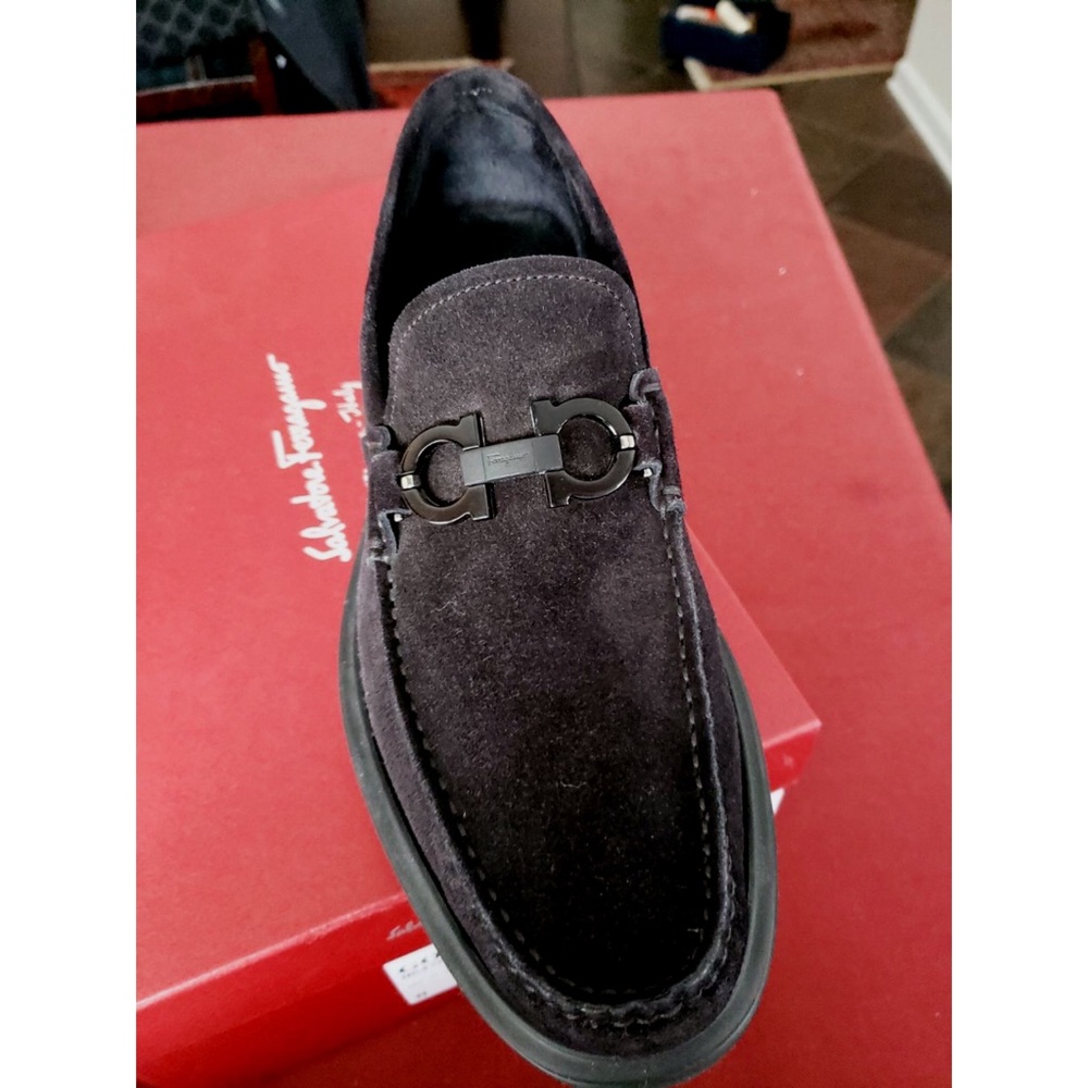 Salvatore Ferragamo Men’s Suede Loafers